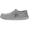 imageHey Dude Mens Wally Stretch  Mens Loafers  Comfortable ampamp LightWeightFleece Grey Fgry110533000