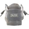 imageHey Dude Mens Wally Stretch  Mens Loafers  Comfortable ampamp LightWeightGrey Melange