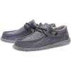 imageHey Dude Mens Wally Stretch  Mens Loafers  Comfortable ampamp LightWeightStretch Carbon
