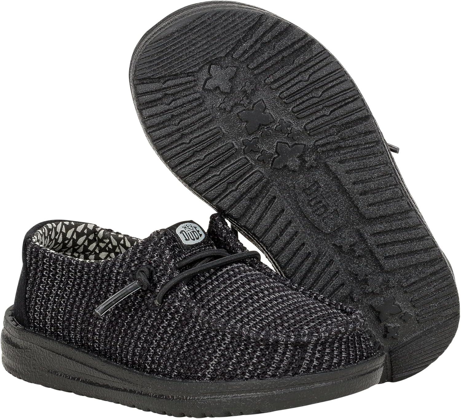 imageHEYDUDE BabyGirls Wendy Stretch Mesh Toddler LoaferBlack