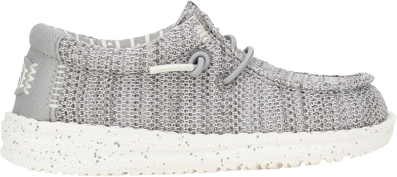 imageHEYDUDE BabyGirls Wendy Stretch Mesh Toddler LoaferLight Grey