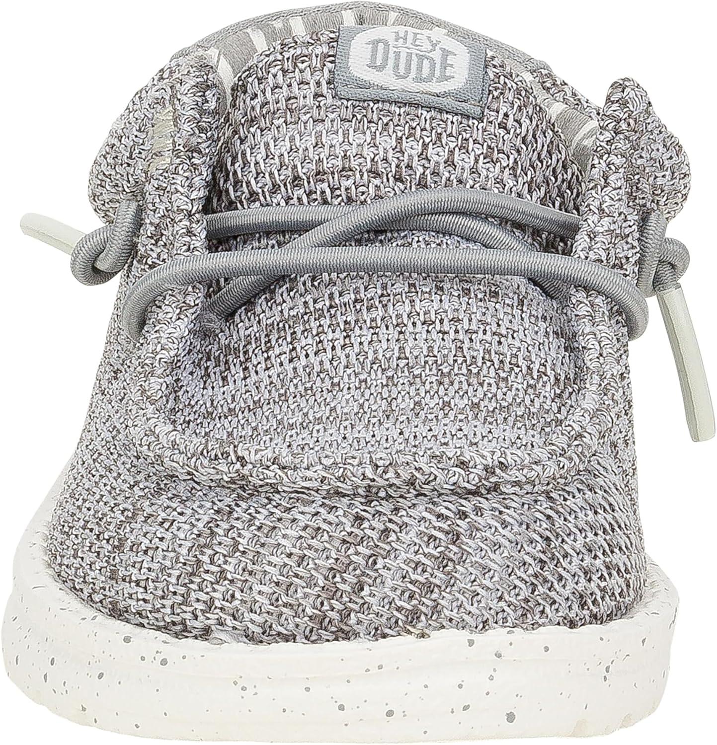imageHEYDUDE BabyGirls Wendy Stretch Mesh Toddler LoaferLight Grey