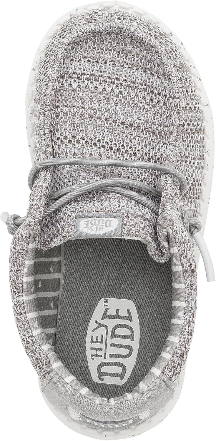 imageHEYDUDE BabyGirls Wendy Stretch Mesh Toddler LoaferLight Grey