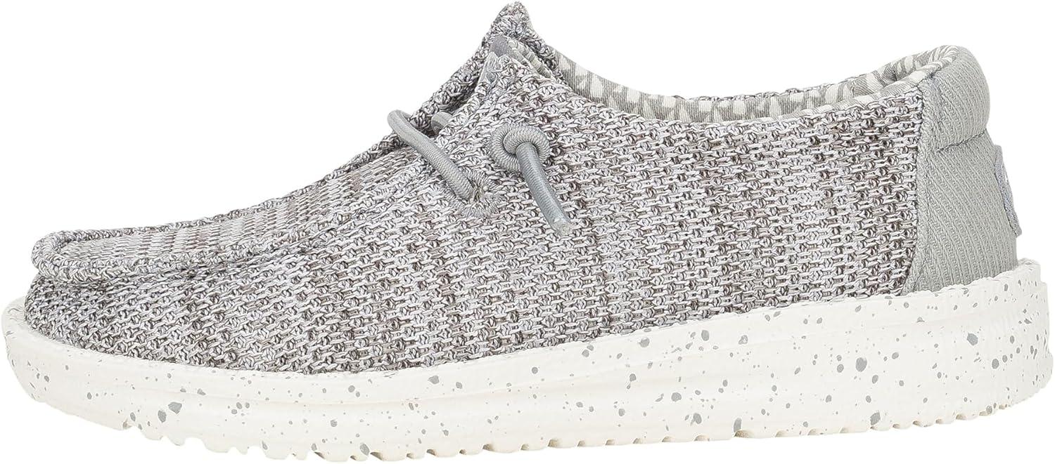 imageHEYDUDE BabyGirls Wendy Stretch Mesh Toddler LoaferLight Grey