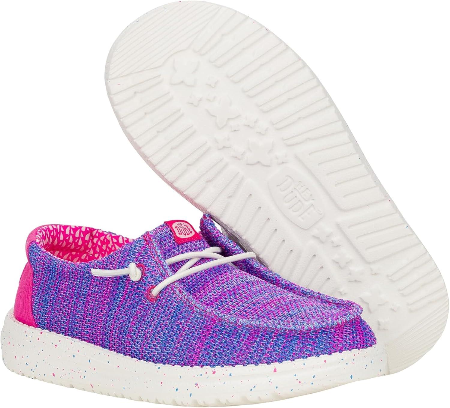 imageHEYDUDE BabyGirls Wendy Stretch Mesh Toddler LoaferPink Multi