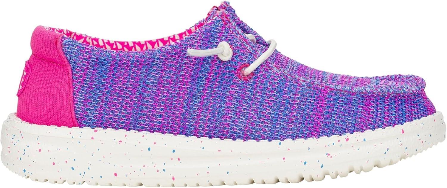 imageHEYDUDE BabyGirls Wendy Stretch Mesh Toddler LoaferPink Multi