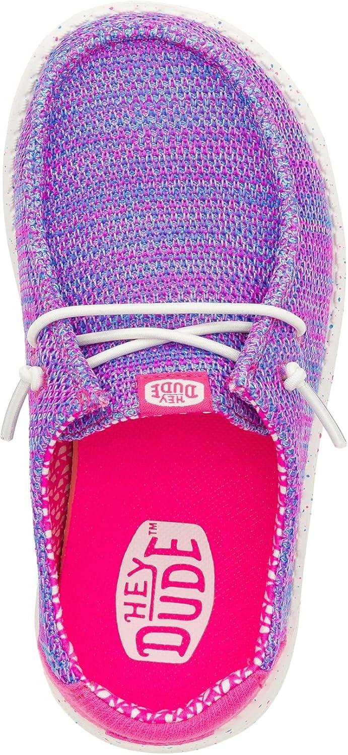 imageHEYDUDE BabyGirls Wendy Stretch Mesh Toddler LoaferPink Multi