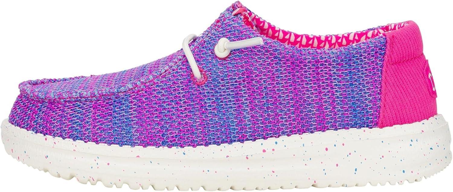 imageHEYDUDE BabyGirls Wendy Stretch Mesh Toddler LoaferPink Multi