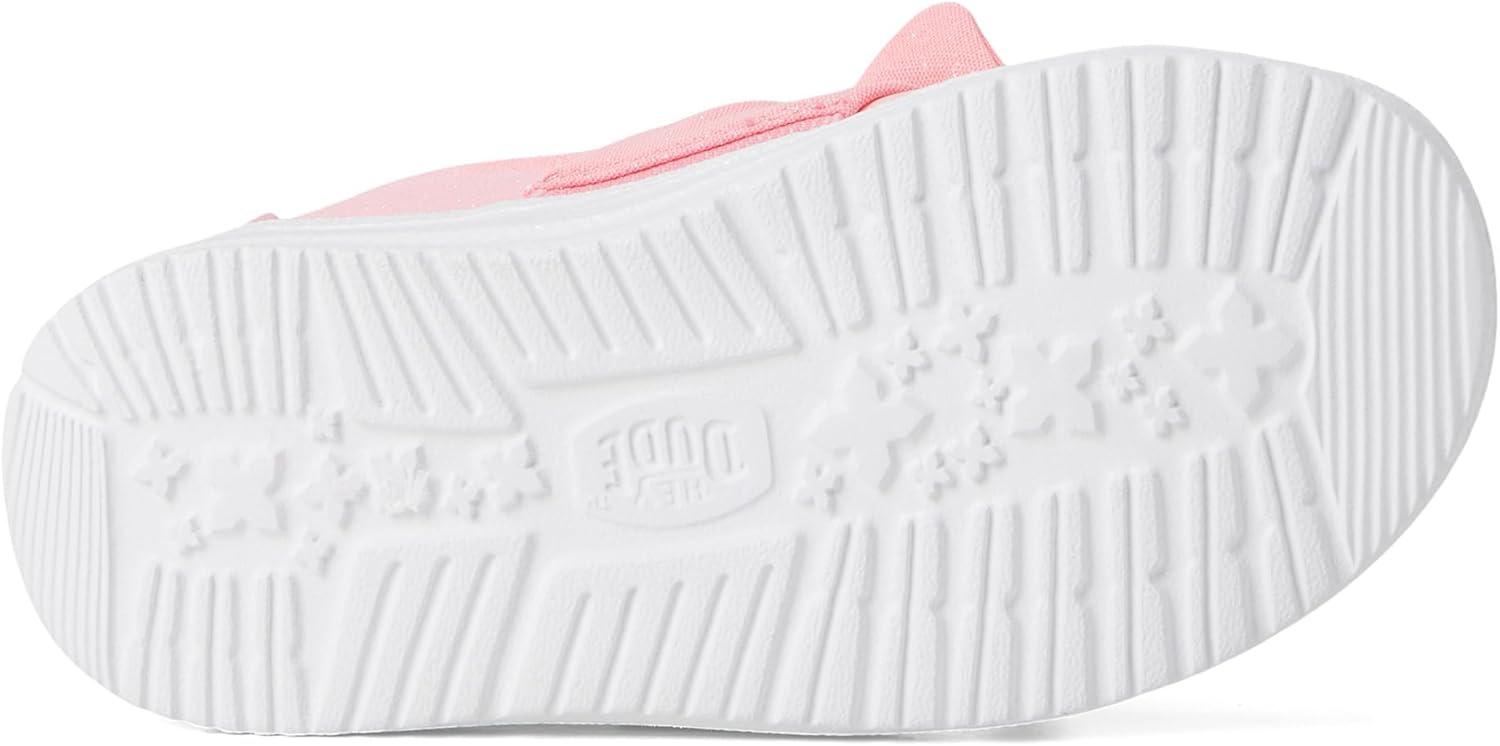 imageHEYDUDE Girls Wendy Bow Stardust Toddler LoaferPink