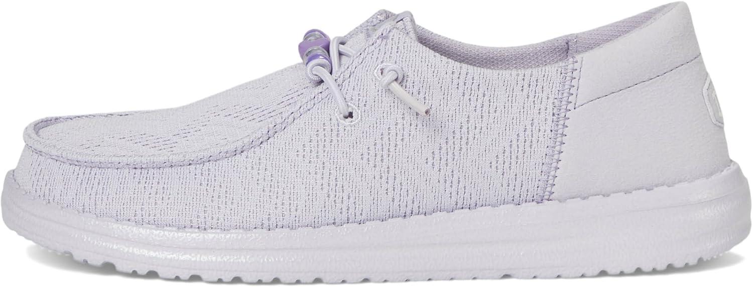 imageHEYDUDE Girls Wendy Funk Shoelry Little Big Kid SlipOnThistle Purple