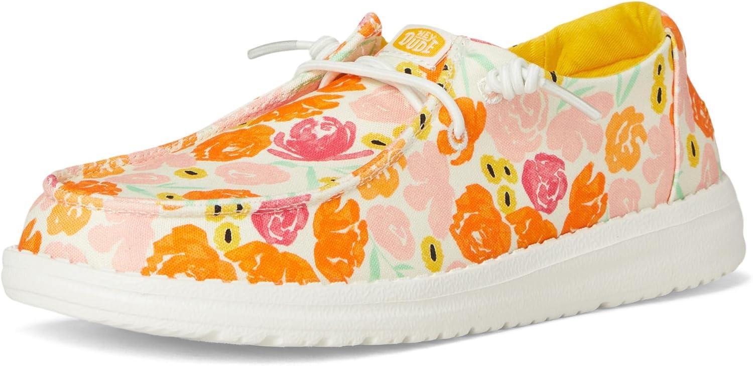 imageHEYDUDE Girls Wendy Mothers Day Little Big Kid LoaferPetal PinkMulti