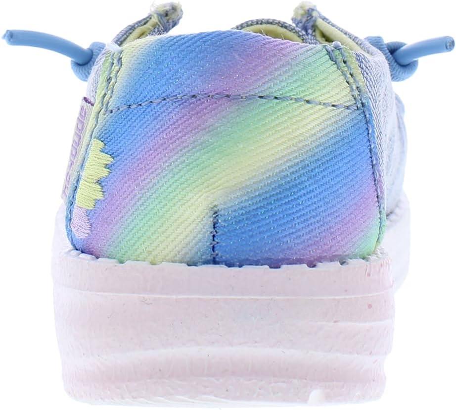 imageHEYDUDE Girls Wendy Stardust Toddler LoaferSparkle Denim