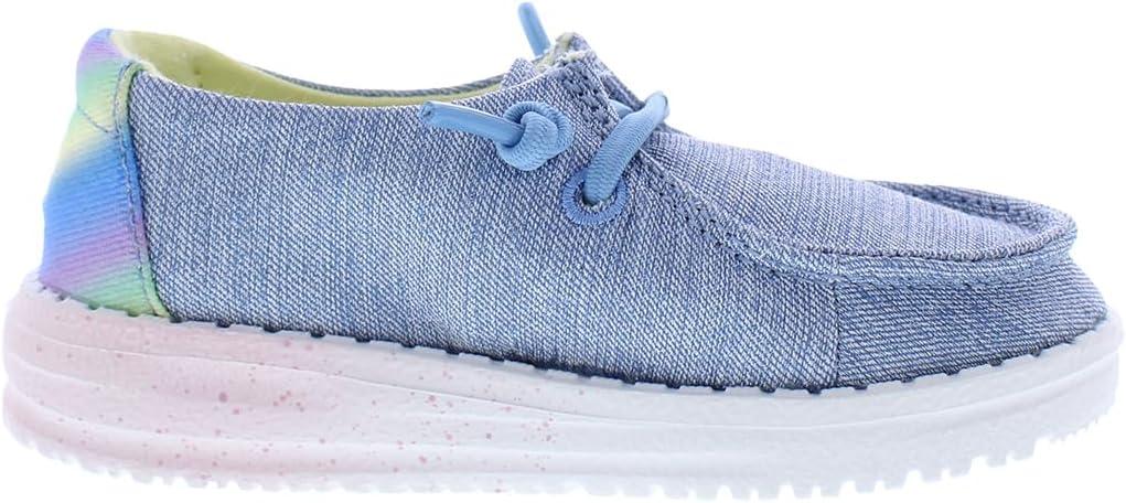 imageHEYDUDE Girls Wendy Stardust Toddler LoaferSparkle Denim