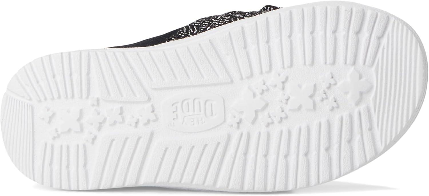 imageHEYDUDE Womens Wendy Bow Stardust Little Big Kid LoaferBlack