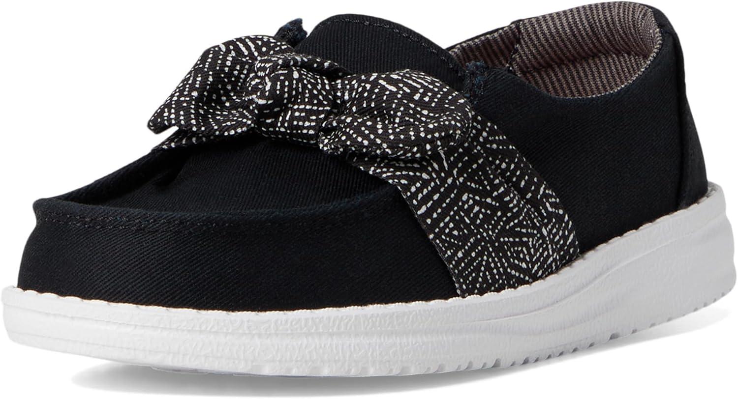 imageHEYDUDE Womens Wendy Bow Stardust Little Big Kid LoaferBlack