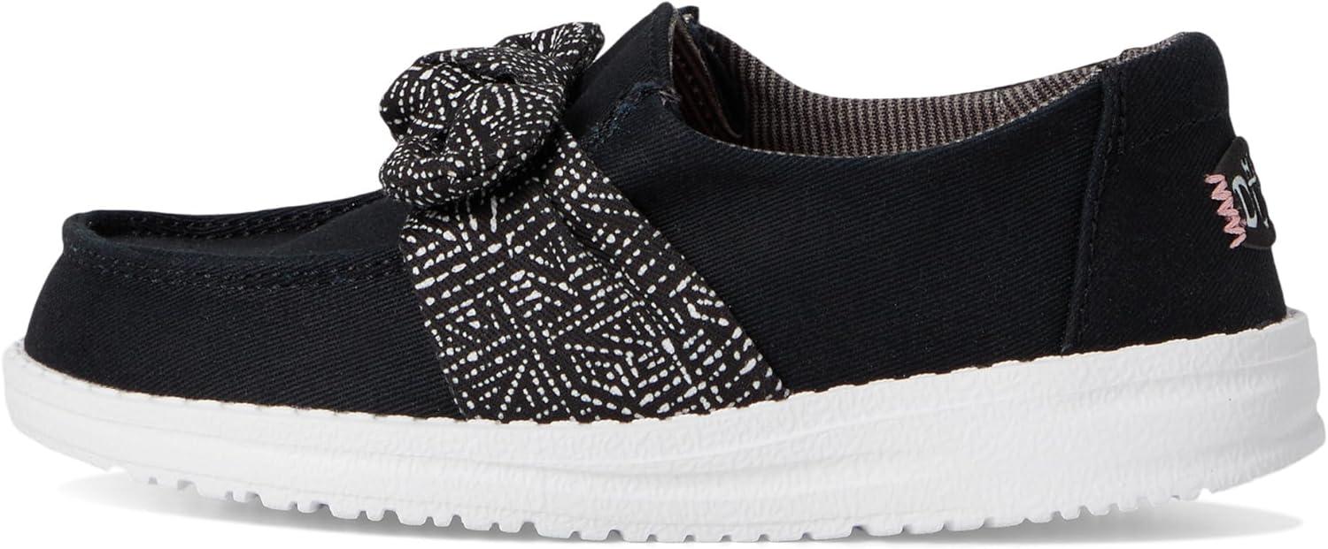 imageHEYDUDE Womens Wendy Bow Stardust Little Big Kid LoaferBlack