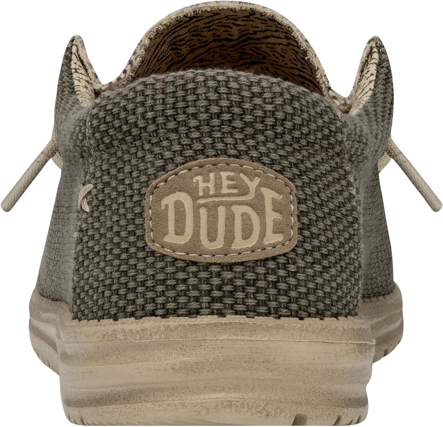 imageHEYDUDE Womens Wendy Canvas Womens Shoes Womens Slipon Loafers Comfortable ampamp LightWeightArmy