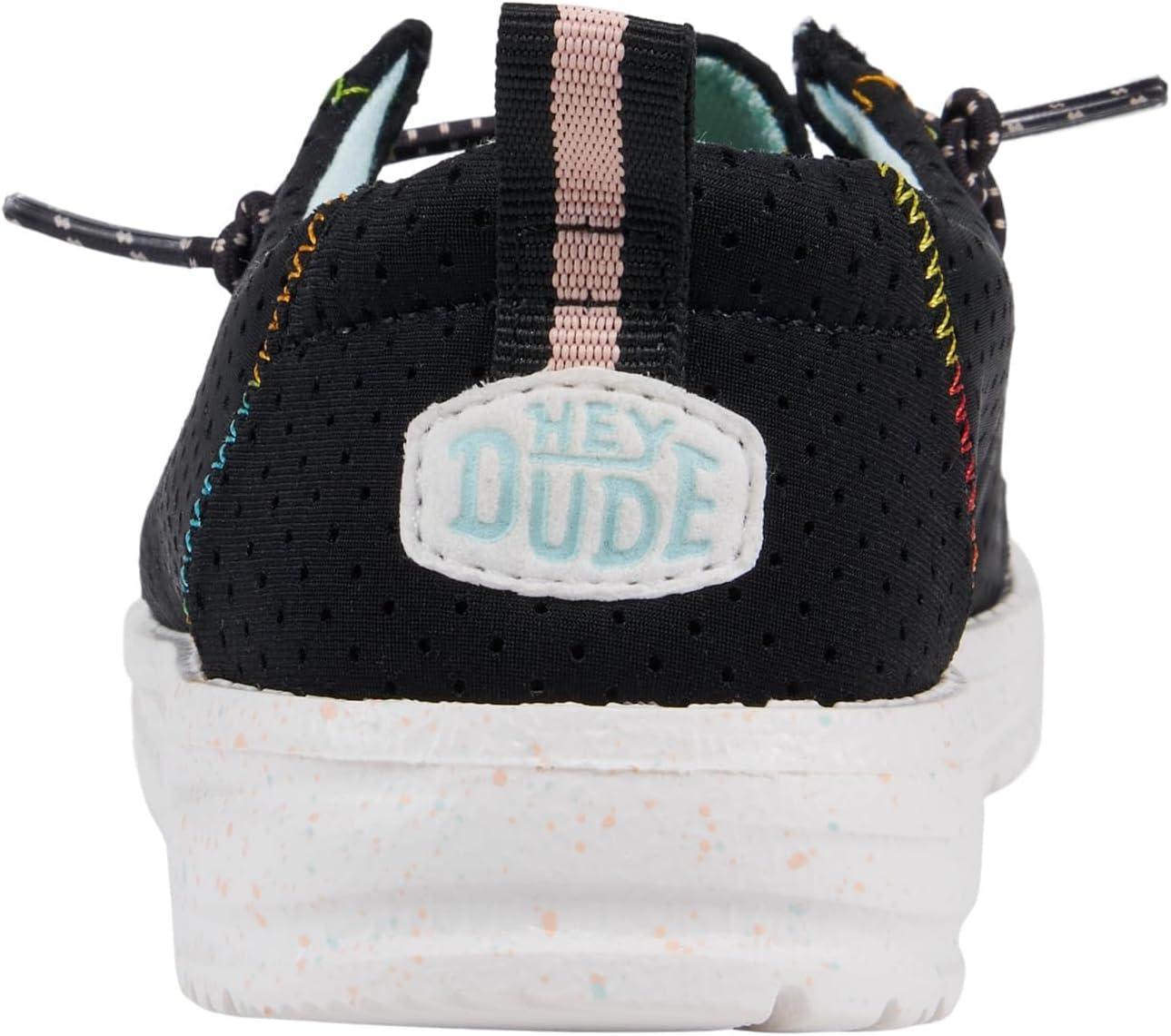 imageHEYDUDE Womens Wendy Canvas Womens Shoes Womens Slipon Loafers Comfortable ampamp LightWeightBlack