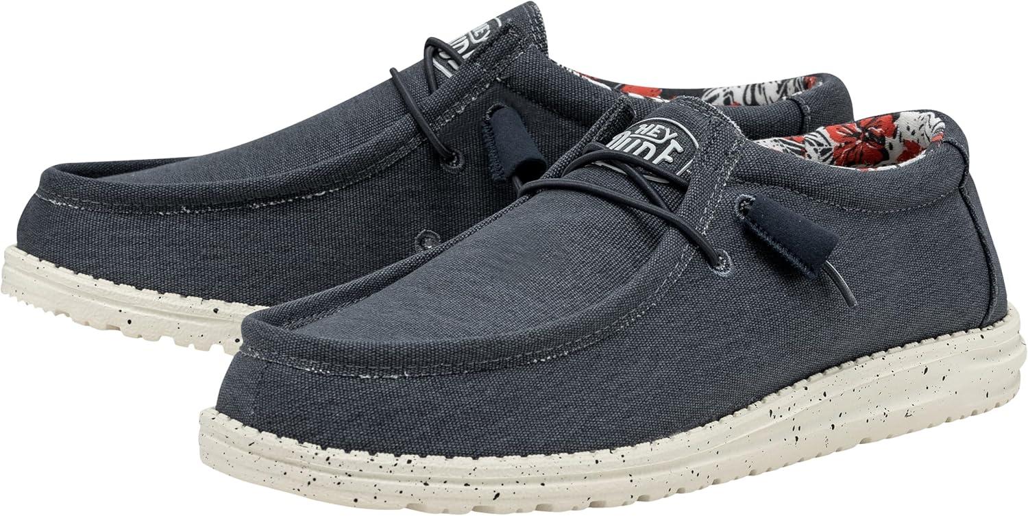 imageHEYDUDE Womens Wendy Canvas Womens Shoes Womens Slipon Loafers Comfortable ampamp LightWeightBlue