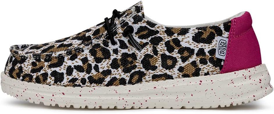 imageHEYDUDE Womens Wendy Canvas Womens Shoes Womens Slipon Loafers Comfortable ampamp LightWeightCheetah