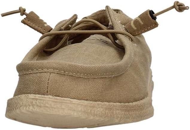 imageHEYDUDE Womens Wendy Canvas Womens Shoes Womens Slipon Loafers Comfortable ampamp LightWeightChestnut