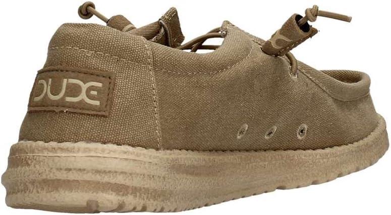 imageHEYDUDE Womens Wendy Canvas Womens Shoes Womens Slipon Loafers Comfortable ampamp LightWeightChestnut