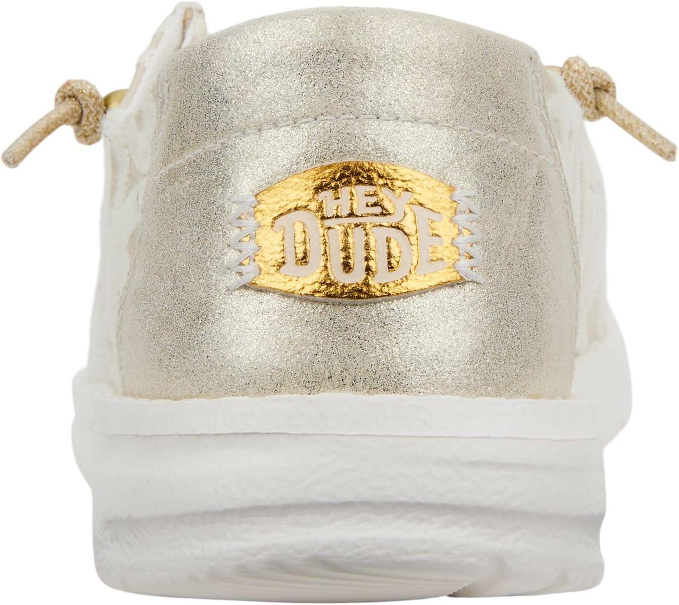 imageHEYDUDE Womens Wendy Canvas Womens Shoes Womens Slipon Loafers Comfortable ampamp LightWeightCream