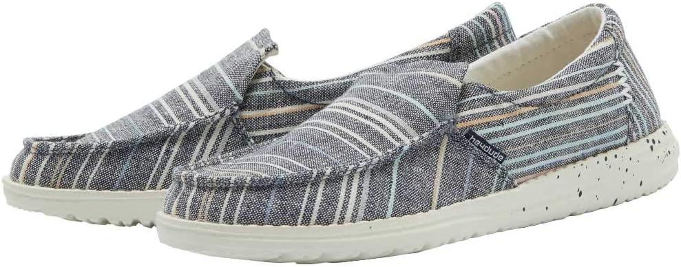 imageHEYDUDE Womens Wendy Canvas Womens Shoes Womens Slipon Loafers Comfortable ampamp LightWeightGreen