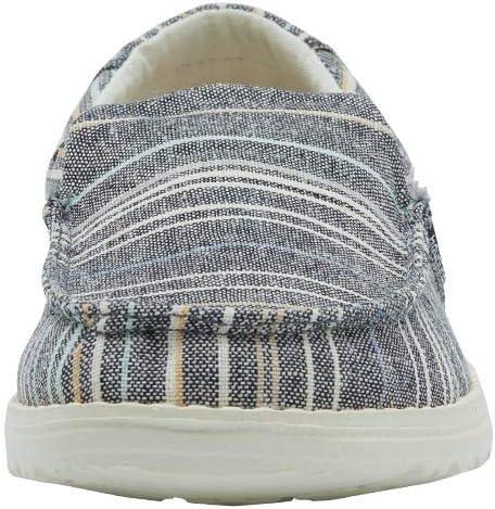 imageHEYDUDE Womens Wendy Canvas Womens Shoes Womens Slipon Loafers Comfortable ampamp LightWeightGreen