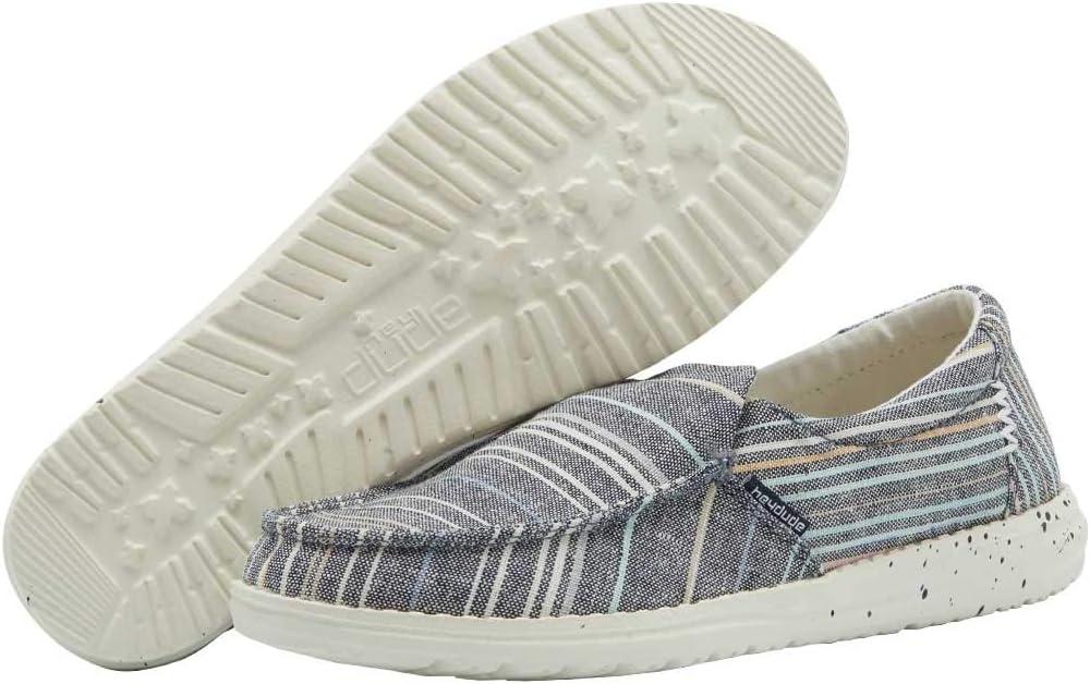 imageHEYDUDE Womens Wendy Canvas Womens Shoes Womens Slipon Loafers Comfortable ampamp LightWeightGreen