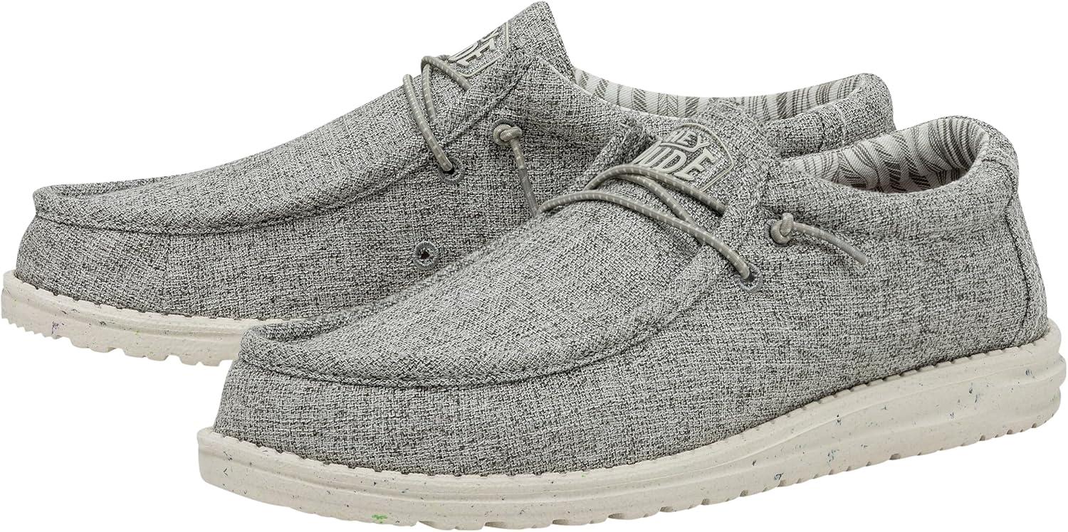 imageHEYDUDE Womens Wendy Canvas Womens Shoes Womens Slipon Loafers Comfortable ampamp LightWeightIron
