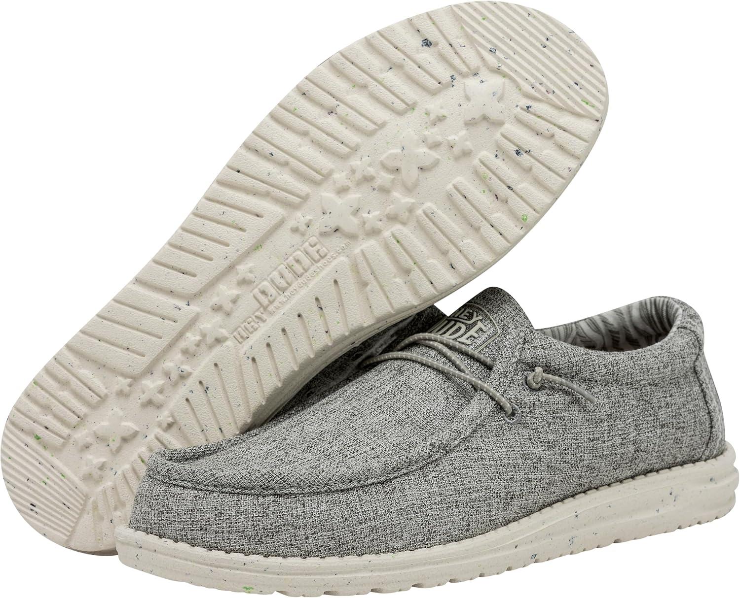 imageHEYDUDE Womens Wendy Canvas Womens Shoes Womens Slipon Loafers Comfortable ampamp LightWeightIron