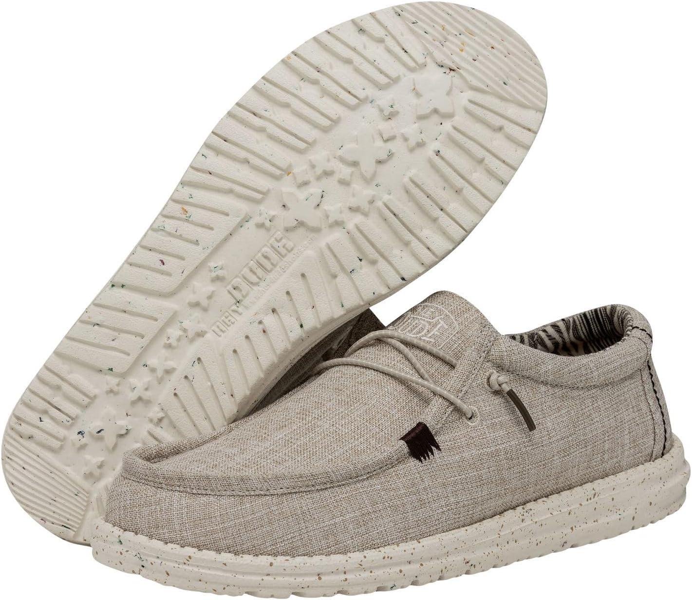 imageHEYDUDE Womens Wendy Canvas Womens Shoes Womens Slipon Loafers Comfortable ampamp LightWeightLinen Beige 2