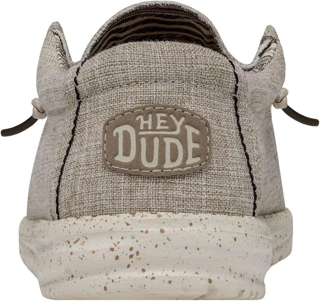 imageHEYDUDE Womens Wendy Canvas Womens Shoes Womens Slipon Loafers Comfortable ampamp LightWeightLinen Beige 2