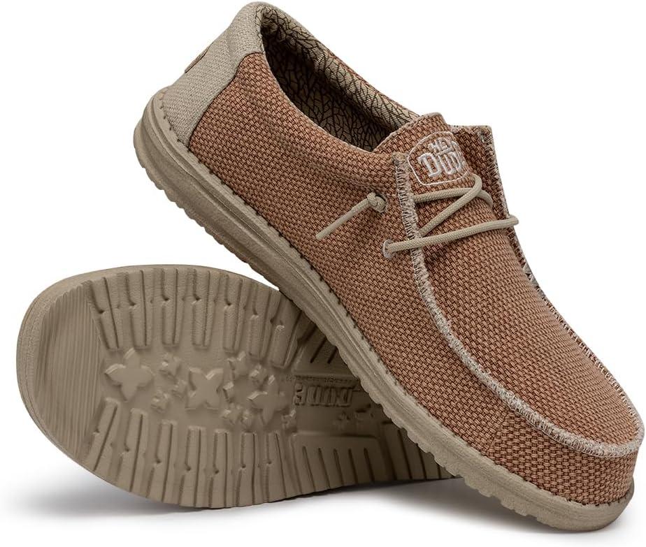 imageHEYDUDE Womens Wendy Canvas Womens Shoes Womens Slipon Loafers Comfortable ampamp LightWeightOrange
