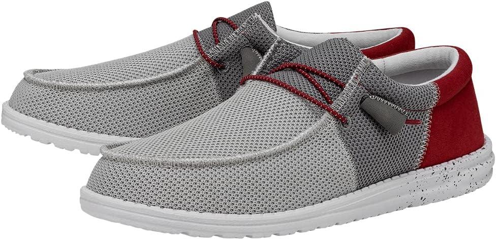 imageHEYDUDE Womens Wendy Canvas Womens Shoes Womens Slipon Loafers Comfortable ampamp LightWeightSlate
