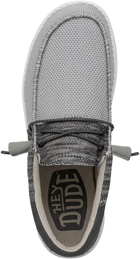 imageHEYDUDE Womens Wendy Canvas Womens Shoes Womens Slipon Loafers Comfortable ampamp LightWeightSlate