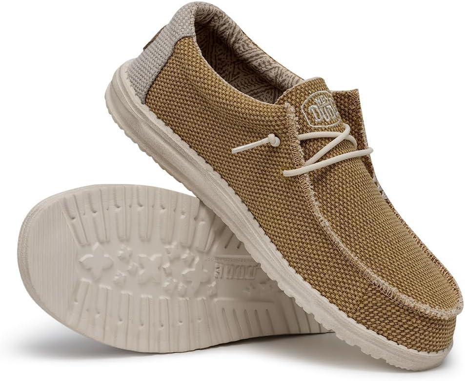 imageHEYDUDE Womens Wendy Canvas Womens Shoes Womens Slipon Loafers Comfortable ampamp LightWeightYellow