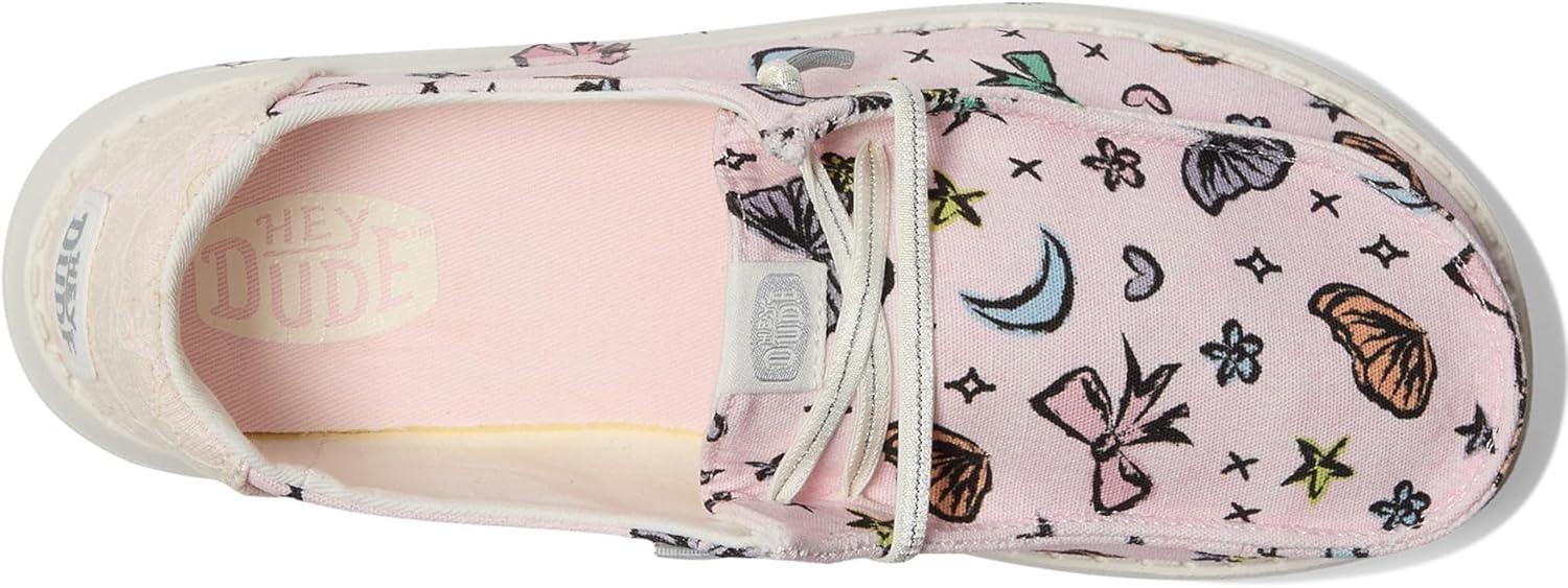 imageHEYDUDE Womens Wendy Darlin Little Big Kid SlipOnPinkMulti