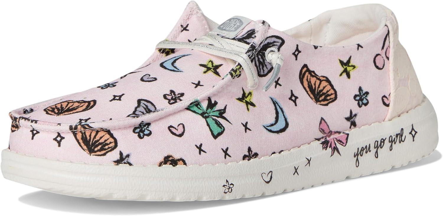 imageHEYDUDE Womens Wendy Darlin Little Big Kid SlipOnPinkMulti