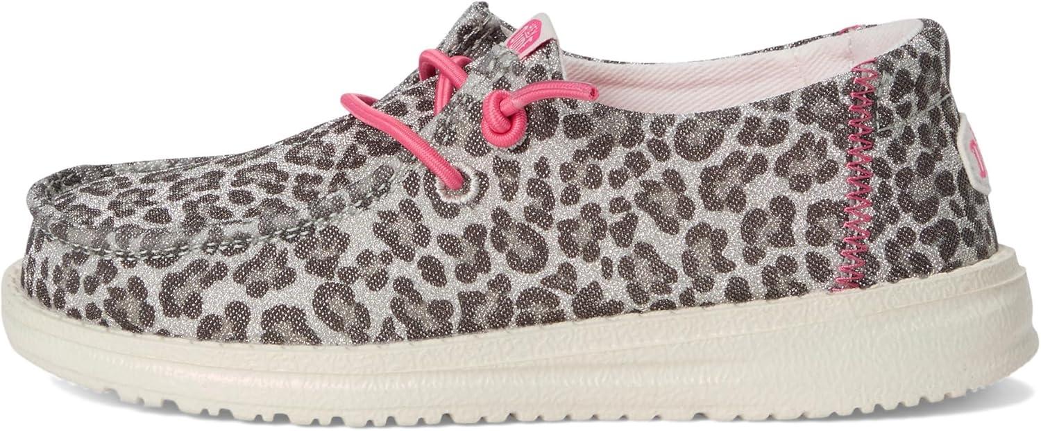 imageHEYDUDE Womens Wendy Luxe Leo Toddler SlipOnNaturalBlack