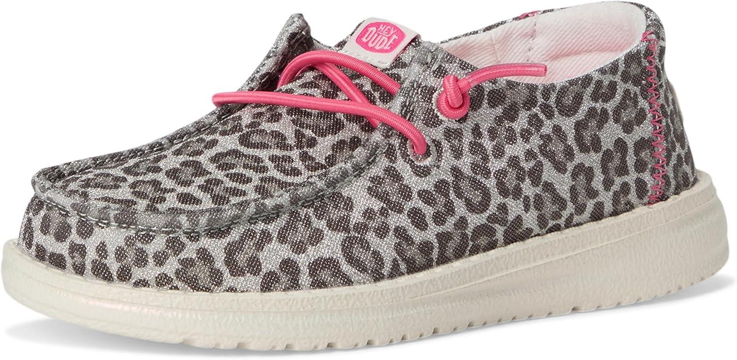 imageHEYDUDE Womens Wendy Luxe Leo Toddler SlipOnNaturalBlack