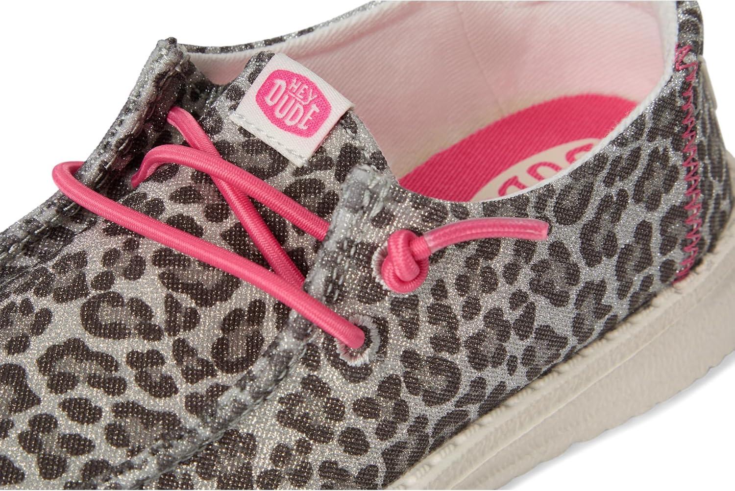 imageHEYDUDE Womens Wendy Luxe Leo Toddler SlipOnNaturalBlack