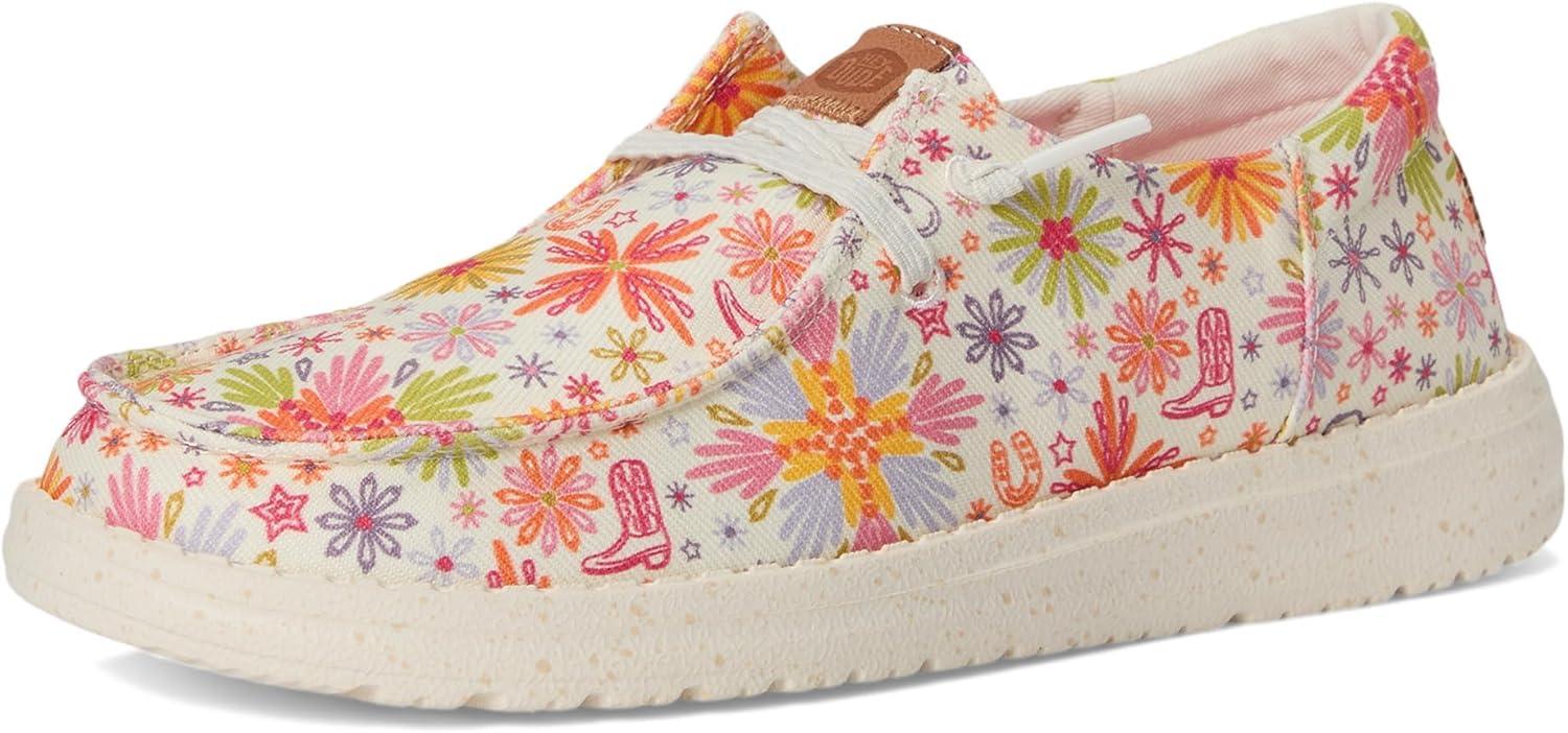 imageHEYDUDE Womens Wendy Western Cowgirl Little Big Kid SlipOnPinkMulti