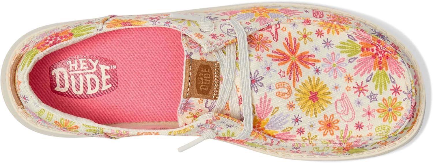 imageHEYDUDE Womens Wendy Western Cowgirl Little Big Kid SlipOnPinkMulti