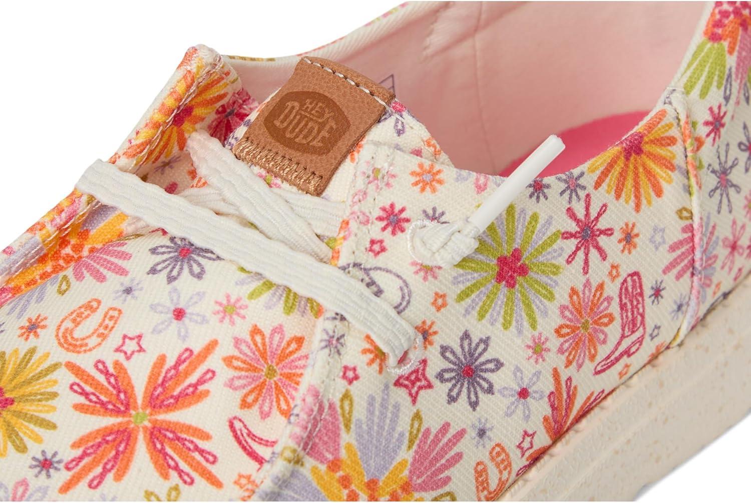 imageHEYDUDE Womens Wendy Western Cowgirl Little Big Kid SlipOnPinkMulti