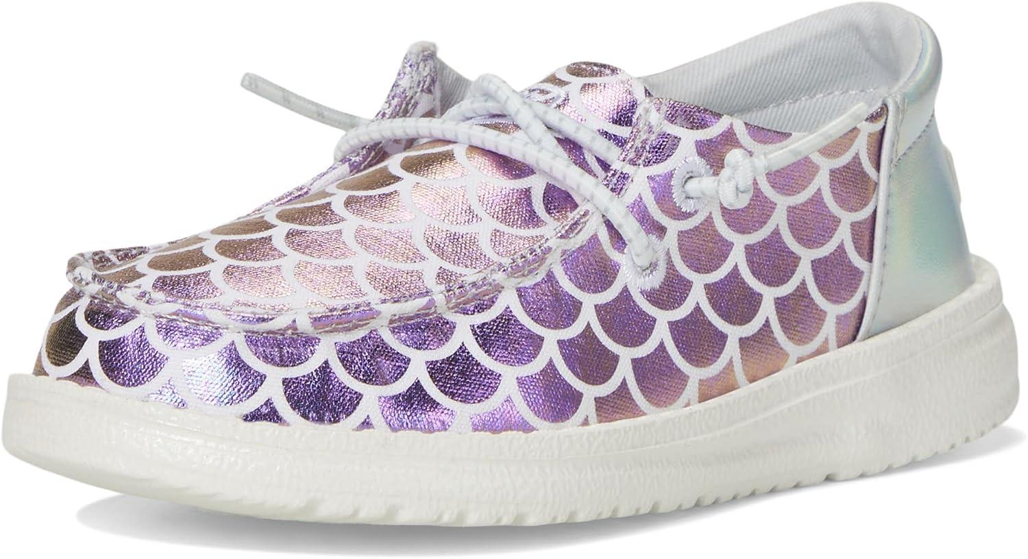 imageHey Dude Girls Wendy Iridescent Leo Little Big Kid LoaferBlue Metallic