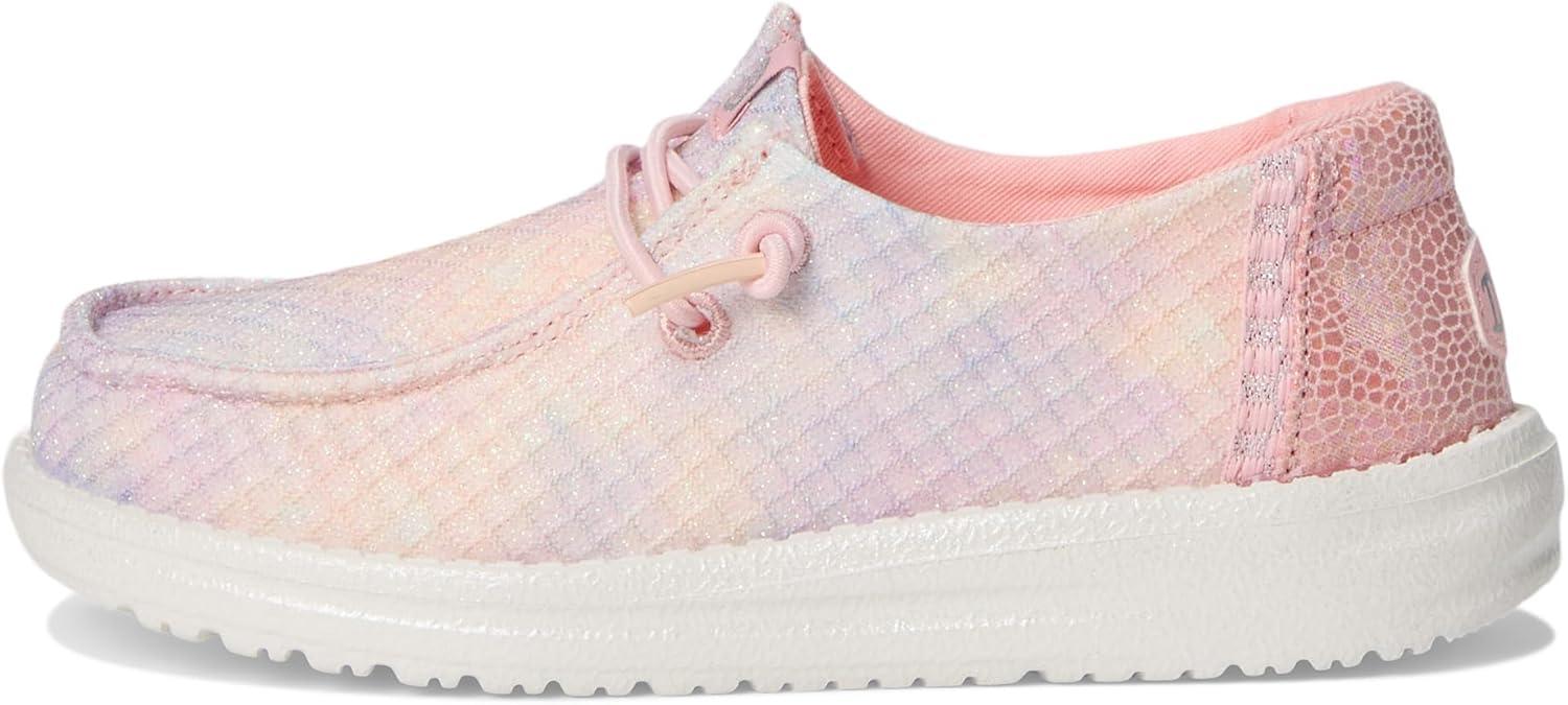 imageHey Dude Girls Wendy Iridescent Leo Little Big Kid LoaferCoral PinkMulti