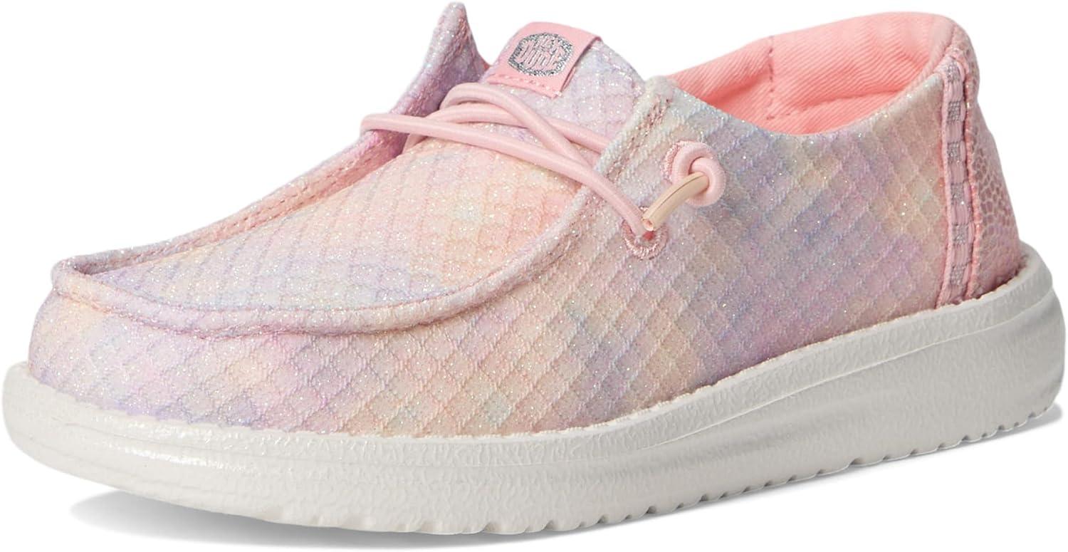 imageHey Dude Girls Wendy Iridescent Leo Little Big Kid LoaferCoral PinkMulti