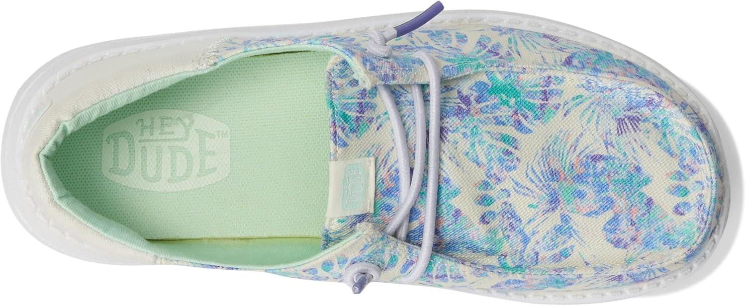 imageHey Dude Girls Wendy Iridescent Leo Little Big Kid LoaferCreamMulti